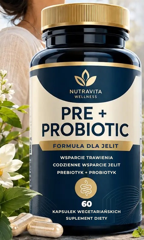 PRE + PROBIOTIC – opakowanie 60 kapsułek